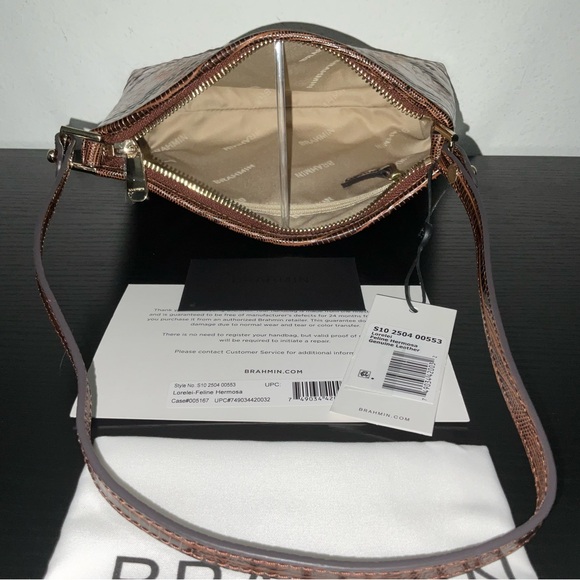 Lorelei | Showtime Melbourne | BRAHMIN Brahmin Lorelei FELINE HERMOSA Bag W/Eyes GORGEOUS Tiger Pattern